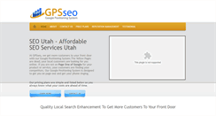 Desktop Screenshot of gpsseo.com